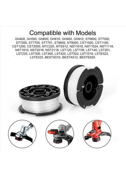 16 Pcs Çizgi Dize Düzeltici Çok Fonksiyonlu Otomatik Ot Çim Döşeme Yapma Makarası Siyah+Decker AF-100-3ZP (Yurt Dışından) fırsatları