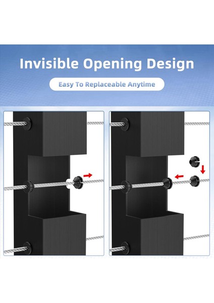 400 Pcs Kablo Korkuluk 1/8 Inç 5/32INCH Için Kauçuk Gromlar Metal Kablo Korkuluk Direkleri Için Kablo Kablo Korkuluk Kiti (Yurt Dışından) modelleri