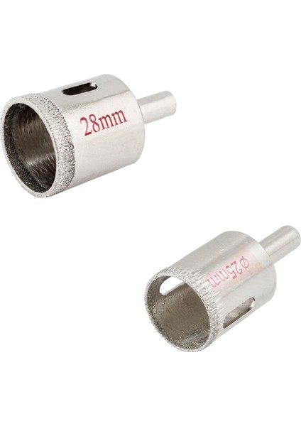 2 Adet Delik Testere 1 Adet 28MM Karo Cam Seramik Delik Testere Elmas Kaplı ve 1 Adet 25MM Cam Seramik Karo Deliği Testere Bit Kesici (Yurt Dışından)