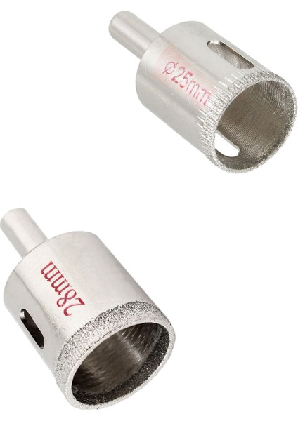 2 Adet Delik Testere 1 Adet 28MM Karo Cam Seramik Delik Testere Elmas Kaplı ve 1 Adet 25MM Cam Seramik Karo Deliği Testere Bit Kesici (Yurt Dışından) fırsatları