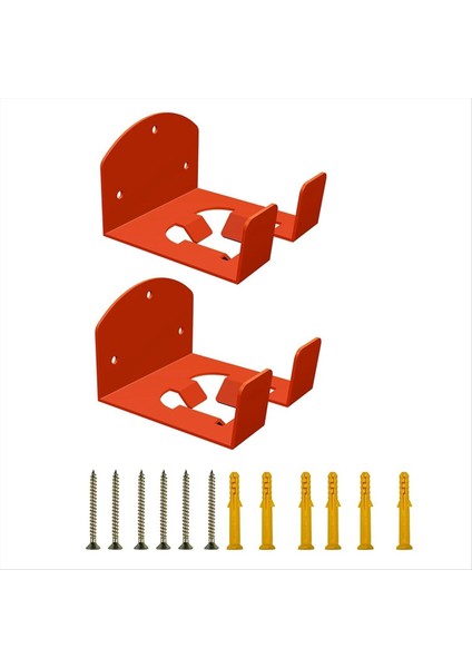 Weederater Askı Duvarı Monte Çim Döşeme Rafı Kıyafet Raf Raf Ağır Dermeni Garaj 2 Adet (Yurt Dışından)