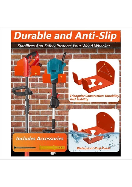 Weederater Askı Duvarı Monte Çim Döşeme Rafı Kıyafet Raf Raf Ağır Dermeni Garaj 2 Adet (Yurt Dışından) indirimleri