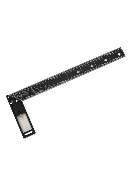 45 °/90 ° Çok Fonksiyonlu Dik Açılı Cetvel Marangozluk Hassas Endüstriyel Sınıf Konum Işareti Sağ Açılı Cetvel (Yurt Dışından)