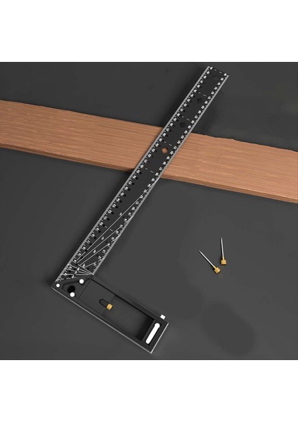 45 °/90 ° Çok Fonksiyonlu Dik Açılı Cetvel Marangozluk Hassas Endüstriyel Sınıf Konum Işareti Sağ Açılı Cetvel (Yurt Dışından) fiyatları