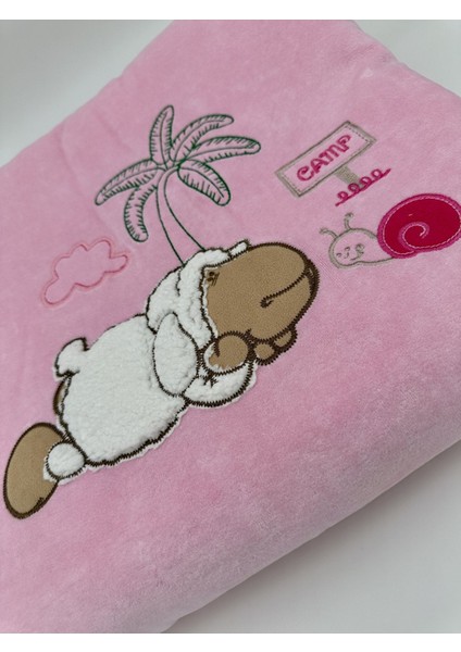 Kadife Kışlık Kalın Bebek Battaniyesi Içi Polar Kaplama Kuzu modelleri