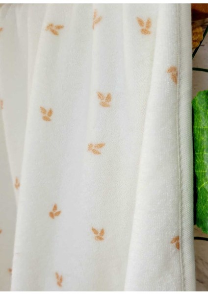 Kalın, Pamuklu Piko Kız-Erkek Yenidoğan-Bebek Kundak Battaniyesi 75X90CM Krem/yapraklı fiyatları