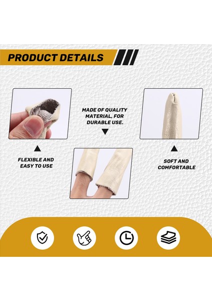 10 Adet Parmak Koruyucusu Parmak Leri El Zanaat Takı Yapımı Kremsi-Beyaz Için Araçlar (Yurt Dışından) indirimleri