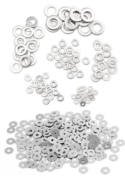 305PCS 304 Vidalar Için Düz Paslanmaz Çelik Yıkayın Onarım Kiti Aracı 105PCS M3 M4 M5 M6 M8 M10 &amp 200PCS M3 M4 M5 M6 (Yurt Dışından)