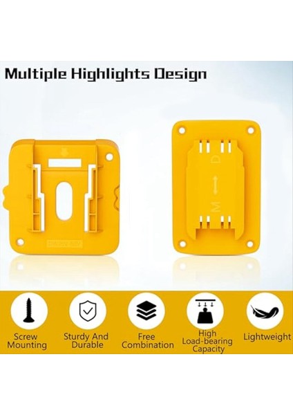 Pil Tutucu Alet Tutucu 5pcs Dewalt Pil Için Pil Tutucu Duvar Montajı 5pcs Alet Tutucu Dewalt Aracı Için Duvar Montajı (Yurt Dışından) indirimleri