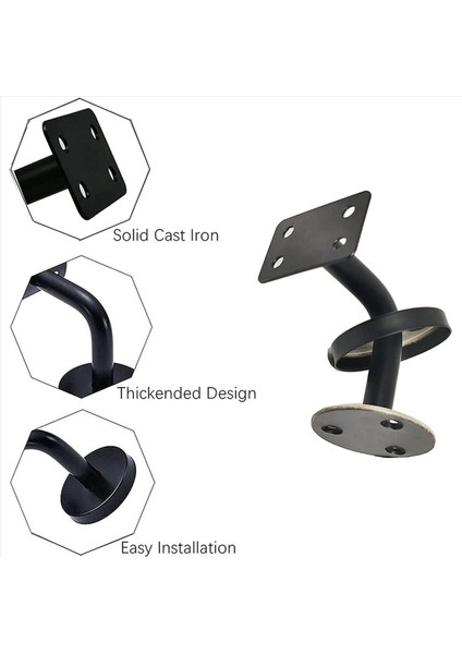 12 Pcs Paslanmaz Çelik Merdiven Küpeşte Braket Ağır Hizmet Merdiven Desteği Korkuluk Braketleri 60MM x 60MM (Yurt Dışından) fırsatları