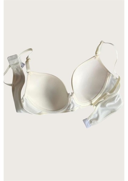 Arias Closet Beyaz-Kırmızı 2'li Mikro Kumaş Içi Boş Balenli Günlük Desteksiz Sütyen fiyatları