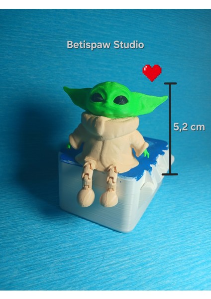 Baby Yoda Hareketli Figür Oyuncak Ofis Oda Dekoru modelleri