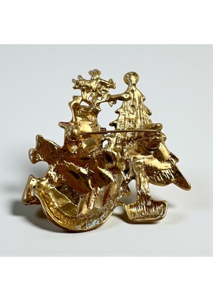 Çam Ağacı ve Kardan Adam Broş, Yılbaşı, Yeni Yıl Broş Boy 4 En 4 cm fiyatları