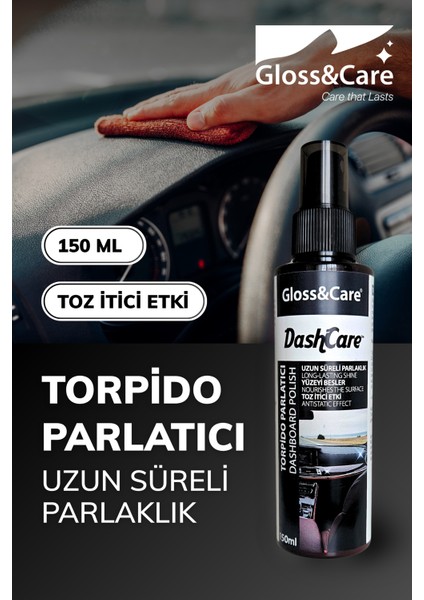 Dashcare™ Torpido Parlatıcı ve Koruyucu Oto Toz Önleyici Konsol Koruma 150 ml
