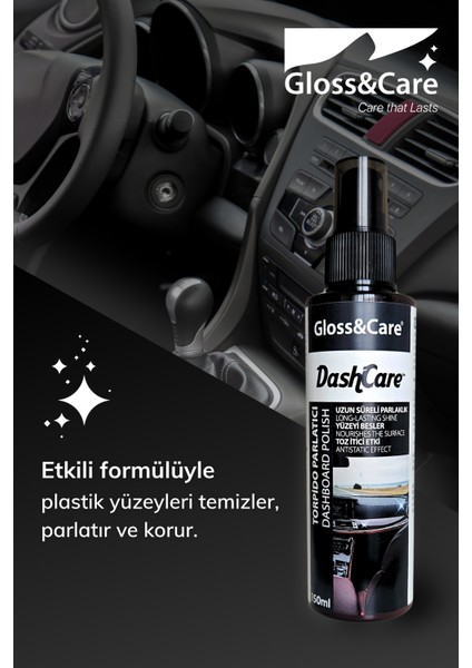 Dashcare™ Torpido Parlatıcı ve Koruyucu Oto Toz Önleyici Konsol Koruma 150 ml fırsatları