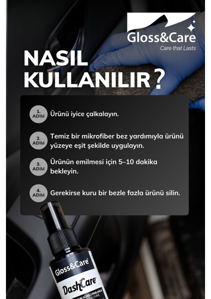 Dashcare™ Torpido Parlatıcı ve Koruyucu Oto Toz Önleyici Konsol Koruma 150 ml indirimleri