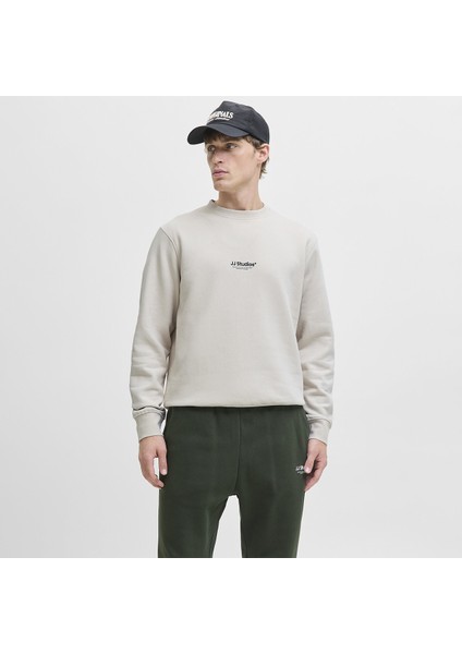 Jack&jones Soho Crew Neck Erkek Bej Yuvarlak Yaka Sweatshirt fiyatları