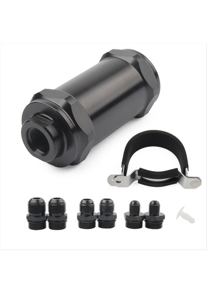 Araç Modifikasyonu 54MM Benzin Filtresi An6 / An8 / AN10 Sınır Yakıt Filtresi E85 Etanol 100 Mıcron Passuz Çelik (Yurt Dışından)