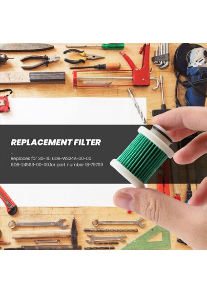 3 x Birincil Yakıt Filtresi 6D8-WS24A-00-00 Yamaha Sierra Için 18-79799 F50-F115 (Yurt Dışından) fiyatları