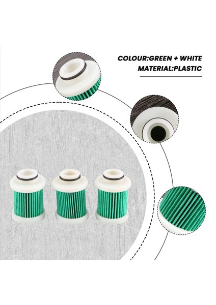 3 x Birincil Yakıt Filtresi 6D8-WS24A-00-00 Yamaha Sierra Için 18-79799 F50-F115 (Yurt Dışından) indirimleri