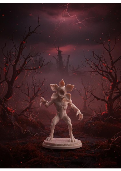 Stranger Things Demogorgon Figür – 3D Baskı Koleksiyon Ürünü