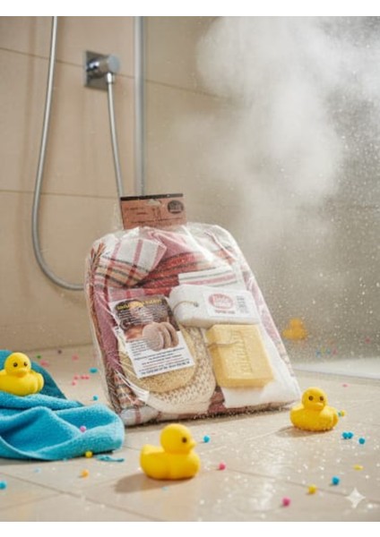 Gelin Duş Seti.kükürtlü Sabun,pestemal,3lü Disk,masaj Lifi fiyatları