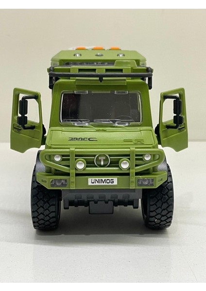 Sürtmeli Işıklı Müzikli Off Road Karavan Açılabilir Kapılar 18 cm Müzikli Of Road Karavan