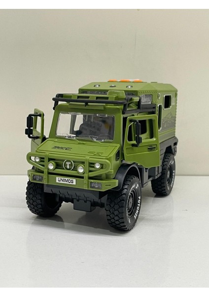 Sürtmeli Işıklı Müzikli Off Road Karavan Açılabilir Kapılar 18 cm Müzikli Of Road Karavan modelleri