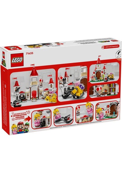 71435 LEGO Super Mario Peachin Kalesinde Roy ile Savaş 738 Parça +7 Yaş fırsatları