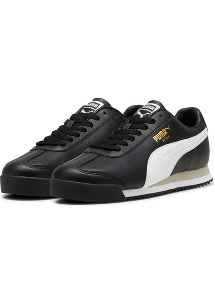 Roma Siyah-Beyaz Hakiki ve Sentetik Deri Unisex Sneaker Spor Ayakkabı 39686802 modelleri