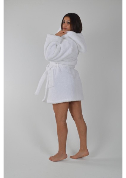 Kapşonlu Unisex Wellsoft Peluş Sabahlık | Borno fırsatları