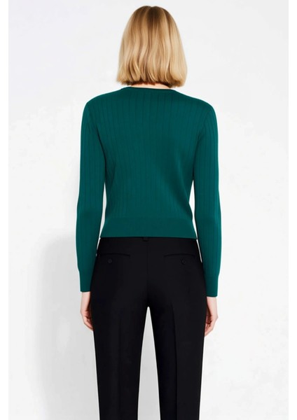 Kadın Fitilli Triko Hırka Bluz Takım Modern Kesim Günlük Kombinler Için Ideal Bir Seçenek Şık indirimleri