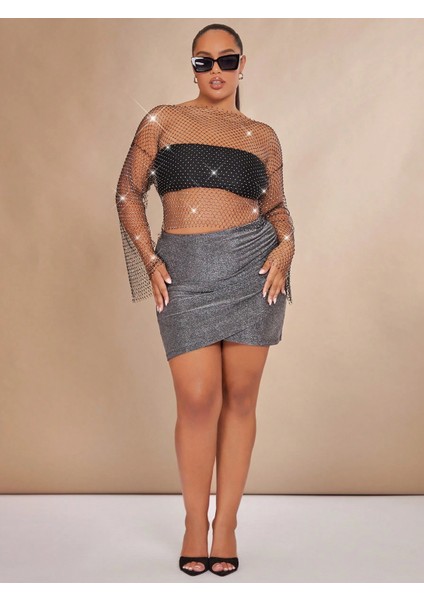 Büyük Beden Kollu Bluz