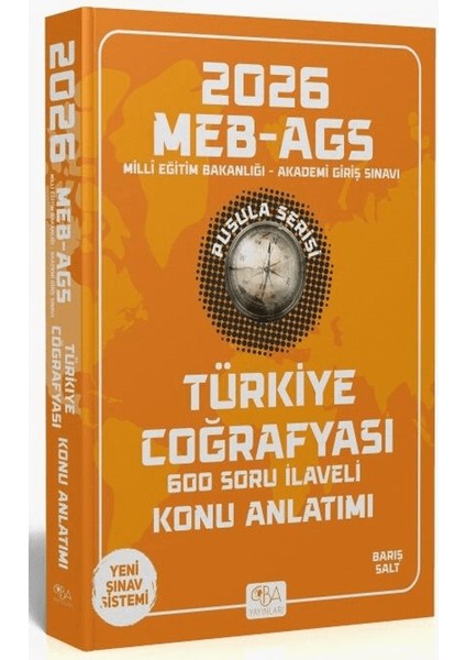 2026 Meb-Ags Türkiye Coğrafyası Konu Anlatımı Pusula Serisi