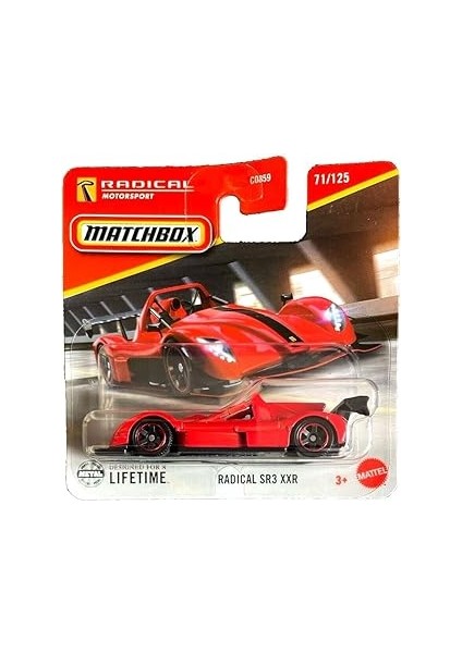 C0859 1:64 Tekli Arabalar Radical Sr3 Xxr JBR72