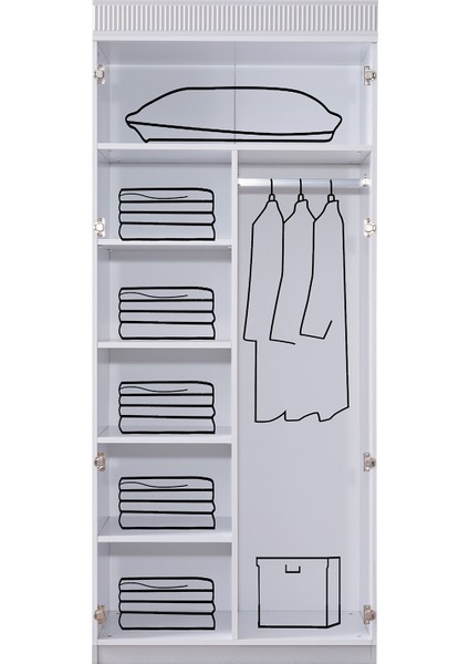 Venüs Çocuk Odası Takımı, Venüs Büyüyen Beşik, Vira 4 Kapaklı Kitaplıklı Dolap, Şifonyer - Ceviz indirimleri