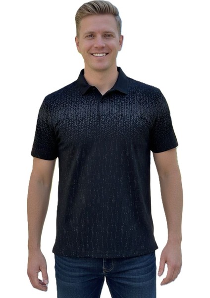 25-7006 Erkek Normal Beden Polo Yaka Düğmeli T-Shirt