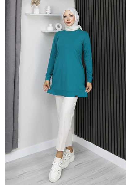 Araboy Spor Penye Tunik 9127-01 Petrol modelleri