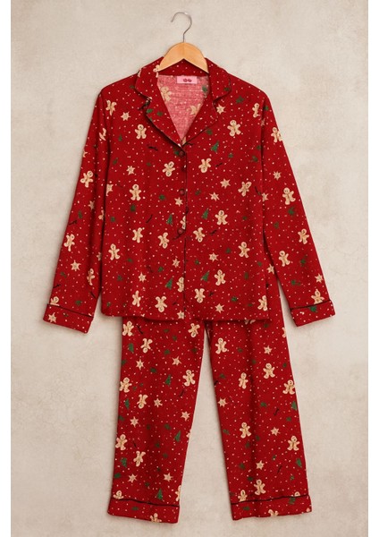 Ginger Bread Uzun Kollu Pijama Takımı fiyatları
