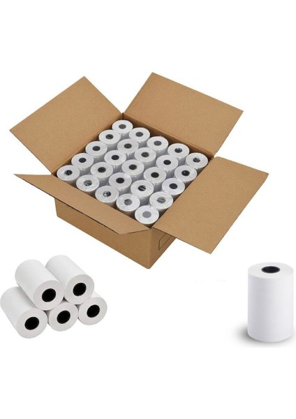 56X16 Yazar Kasa Pos Rulosu 5 Paket (50 Adet) fırsatları