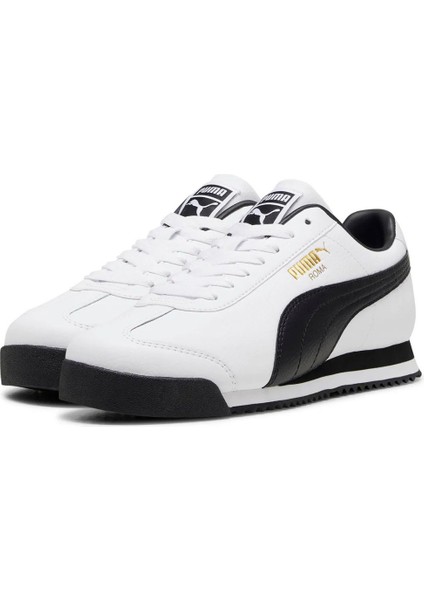 Roma Beyaz-Siyah Hakiki ve Sentetik Deri Unisex Sneaker Spor Ayakkabı 39686801 modelleri