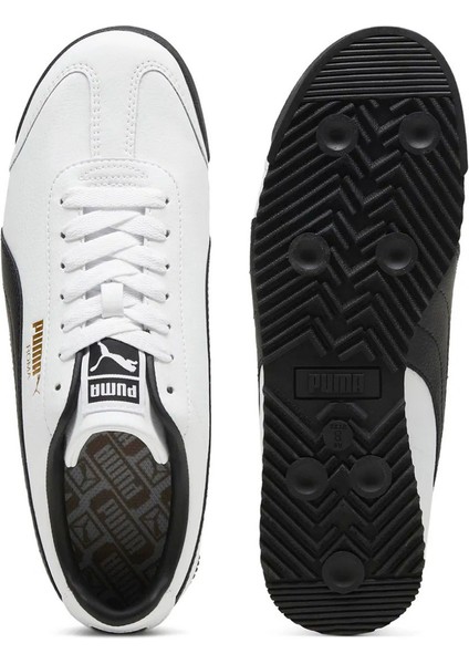 Roma Beyaz-Siyah Hakiki ve Sentetik Deri Unisex Sneaker Spor Ayakkabı 39686801 fırsatları