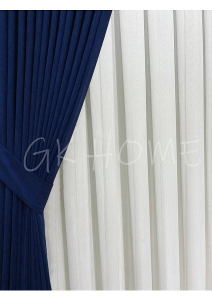 Bambu Düz Tül Perde Kırışmaz Salon Tülü 1/3 Sık Pile modelleri