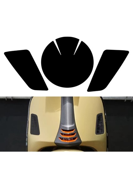 Motosiklet Ölçer Far Alay Uçağı Sis Lambası Dönüş Sinyali TPU Koruma Filmi Vespa GTS300 GTS300 GTS 300 2023 2024 (Yurt Dışından) modelleri