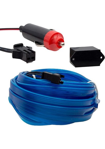 Araç Içi Neon Mavi 5m LED Ip Aydınlatma (Çakmaklık Bağlantılı)