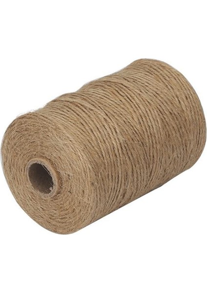 2x 200M/ Rulo 2mm Jüt Sicim Ev Bahçeciliği Için Doğal Kalın Kahverengi Sicim Resim Askı Endüstriyel Paketleme Ipi (Yurt Dışından) fiyatları