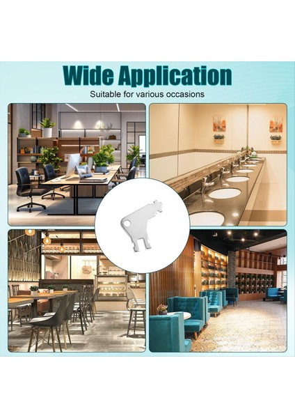 Kağıt Havlu Dağıtıcı Tuşu 30 Adet Kağıt Havlu ve Dağıtıcıları Için 6 Anahtar Halkalı Evrensel Dağıtıcı Anahtarı (Yurt Dışından) fırsatları