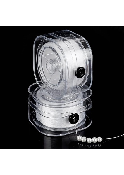 Bilezik Boncuk Iplik Tohum Tohum Boncuk Ipliği Naylon Dikiş Stresi Organizasyon Kılıfı ile 131 Yarda String 0 4 mm (Yurt Dışından) fiyatları