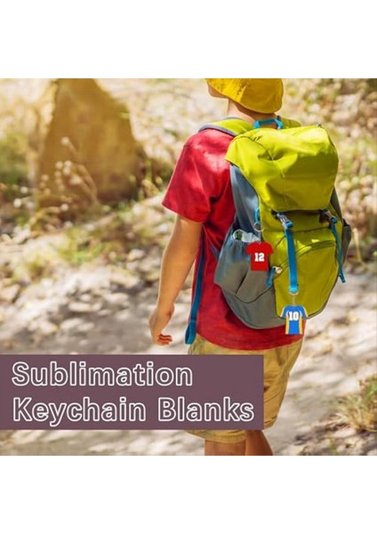 135PCS Süblimasyon Anahtarlık Boşluklar Çift Taraflı Mdf Key Chians Isı Transferi Süblimasyon Anahtarları Boşluklar Bagaj Etiketleri (Yurt Dışından) fırsatları