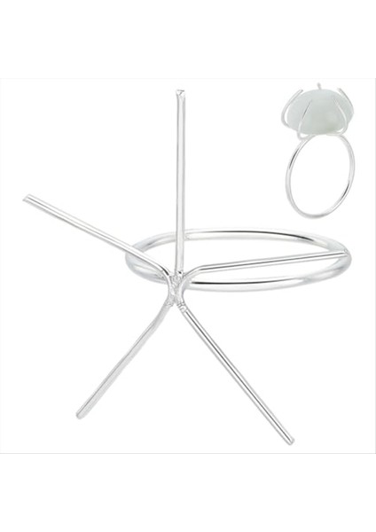 925 Sterlıng Gümüş 5 Prongs Yüzük Ayarları Gümüş-Boş Boş Parmak Halkası Ayarlanabilir Pençeler Yüzük Boş 15MM (Yurt Dışından) fiyatları